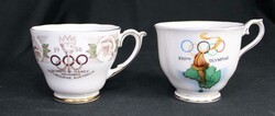 1956 Melbourne Olympics group with Royal Albert cup, saucer & plate; ...