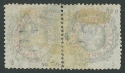 1863-81 QV Laureates V/Crown Watermark Perf 13 5/- grey-blue & ...
