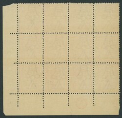 1912 QV Emergency Usage of V/Crown Paper Perf 12x12½ 9d rose-carmine ...