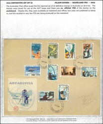 Exhibits 'First Day Covers of Australian Antarctic Territory ...
