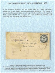 Exhibits 'First Day Covers of Australian Antarctic Territory ...