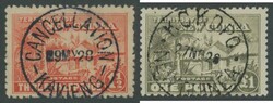 1925-27 Native Huts £1 dull olive-green SG 136 with very fine ...