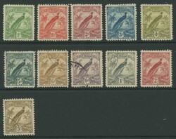 1931 Dated Birds ½d to £1 set SG 150-162, generally well-centred, ...