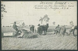 ADVERTISING: Farming machinery Sunshine Harvester (Vic) x4, ...