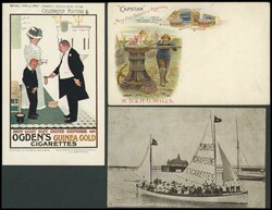 ADVERTISING: Artist cards for British cigarette makers WD & HO Wills ...