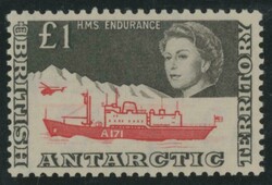 Two cartons including British Antarctic £1 HMS Endurance SG 15a ...