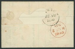 Line-Engraved Frankings comprising 1840 (Aug 22) entire 'HAWICK' to ...