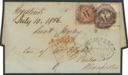 2865130: Grossbritannien 1847-54 Geprägte Ausgaben