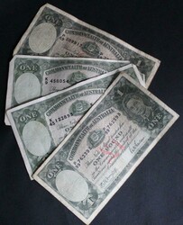 KGVI-QEII 10/- to £10 in box comprising KGVI 10/- 1939 ...