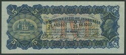 1927 KGV £5 Riddle/Heathershaw R42 serial 'Q/25 463007', ...