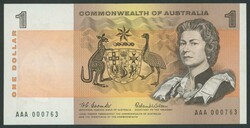 1966 $1 Coombs/Wilson R71F Low Number First Prefix serial 'AAA ...