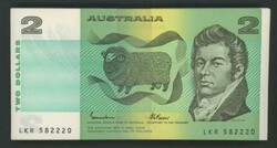 1985 $2 Johnston/Fraser R89 banded run of 95 serials 'LKR ...