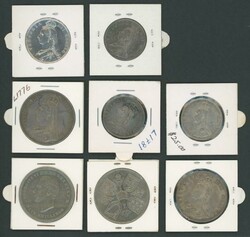 QV-QEII group comprising QV Jubilee Head Florin 2/- 1887, 1888 (2) ...