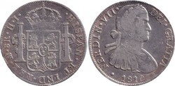 Spanish Colonial Eight Reales 1808 Ferdinand VII silver (26.75g) KM ...