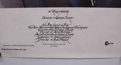 PINK FLOYD: Movie Daybill Poster 'Pink Floyd The Wall' (1982), ...