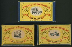 Model Cars Lesney 'Models of Yesteryear' - No.3 Tramcar, No.6 Lorry & ...