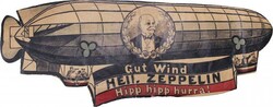 Zeppelin Rare 1908 paper cap in the shape of Zeppelin LZ4, with a ...