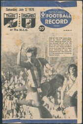 Football & Cricket Literature noted 1970-2010 'Football Record' home ...