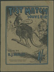Books 'Test Match Souvenir' by HJ Henley [London, 1921] owned by ...