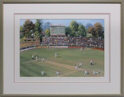 Painting & Print 'At the Cricket' oil on canvas board by Norma ...