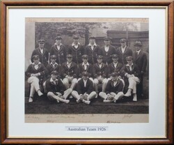 1926 Australian Team superb large team photograph of the Australian ...