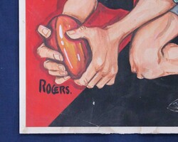 ESSENDON: Original Rogers artwork of Tim Watson, acrylic on board, ...