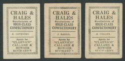 Craig & Hales Confectionery 'Australian Sportsmen and Racehorses' the ...