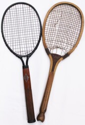 Tennis Racquets 1880s-1920s including fish tails (3) & grooved ...