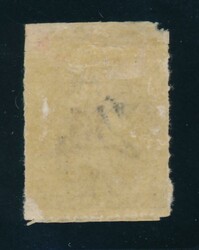 RED OVERPRINT: 'M.' on QV Perkins Bacon Large Star Wmk Rouletted 6d ...