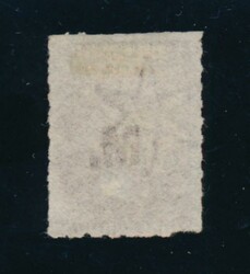 RED OVERPRINT: 'M.' on QV Perkins Bacon Large Star Wmk Rouletted 1/- ...