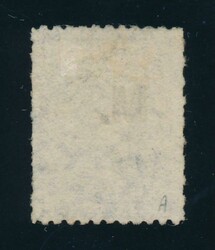 BLACK OVERPRINT: 'M.' on QV Perkins Bacon Large Star Wmk Perf ...