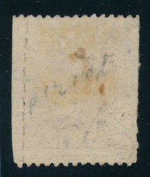 BLACK OVERPRINT: 'M.' on QV Perkins Bacon Large Star Wmk Perf ...