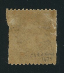 RED OVERPRINT: 'T.' on QV Perkins Bacon Large Star Wmk Perf ...