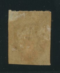 RED OVERPRINT: 'T.' on QV Perkins Bacon Large Star Wmk Rouletted 6d ...