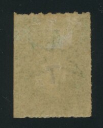 BLUE OVERPRINT: 'T.' on QV Perkins Bacon Large Star Wmk Rouletted 1d ...