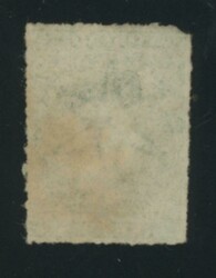 BLUE OVERPRINT: 'T.' on QV Perkins Bacon Large Star Wmk Rouletted 1d ...