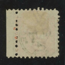 BLACK OVERPRINT: 'T.' on QV De La Rue V/Crown Wmk Perf 10 2d deep ...