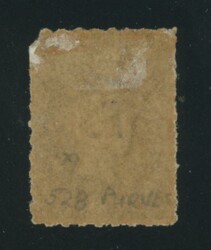 BLACK OVERPRINT: 'T.' on QV Perkins Bacon Large Star Wmk Rouletted 6d ...