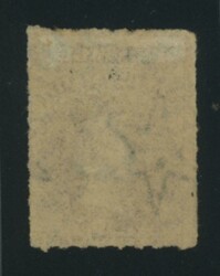 BLACK OVERPRINT: 'T.' on QV Perkins Bacon Large Star Wmk Rouletted 6d ...