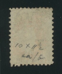 BLACK OVERPRINT: 'T.' on QV Perkins Bacon Large Star Wmk Regular ...
