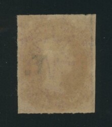 BLACK OVERPRINT: 'T.' on QV Perkins Bacon Large Star Wmk Rouletted ...