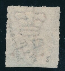 BLACK OVERPRINT: 'V.' on QV De La Rue Crown/SA Wmk Rouletted 2d deep ...