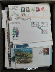 Ex-dealer's remainders in thirty-five archive boxes with an eclectic ...