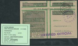 COVERS: Comprehensive annotated collection of Active Service 'Honour' ...
