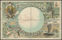 NORWEGIAN: 1897 Rosenblatt (Frankfurt) set of four instalment artist ...