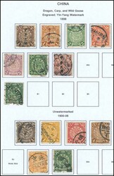 Collection in five albums on mostly hingeless pages, sparse in the ...