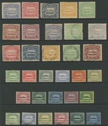 Selection of mostly better items including 1907 Large Canoes set * & ...