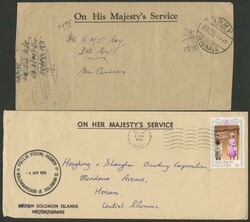 Batch of mostly long KGVI to QEII official covers with various ...