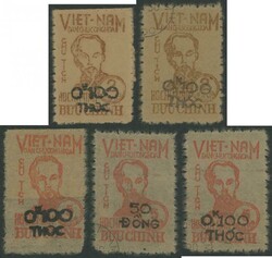 NORTH VIETNAM: 1946-58 Communist Issues mostly unused with no gum as ...