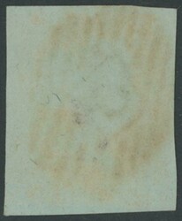 1841 QV Line-Engraved Penny Red Stars Imperforate 1d red-brown Blued ...